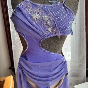 Custom dance solo costume, CL children’s large 12/14, lyrical, contemporary